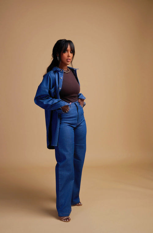 Oversized Denim Set